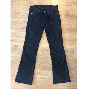 7 For All Mankind Navy Bootcut Corduroy Jeans